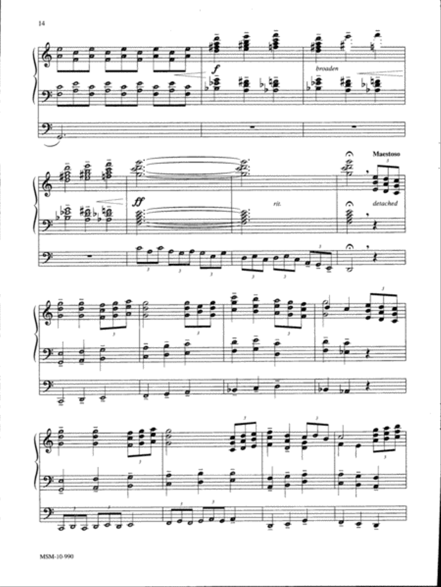 Marilyn Mason Music Library, Volume 1 Organ scores gallery preview page 5