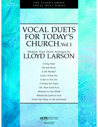 Book cover for Vocal Duets for Today's Church, Vol. 1
