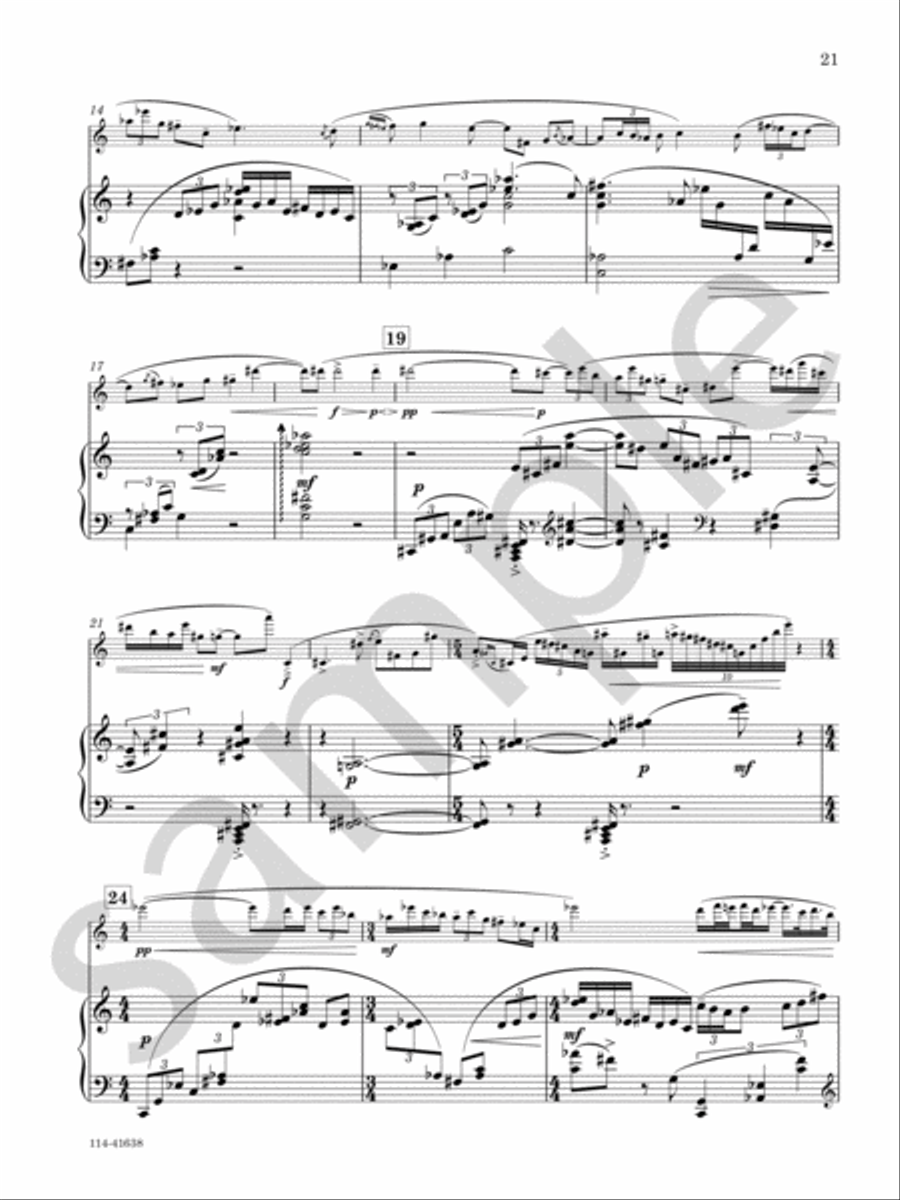 Concerto For Flute And Orchestra Chamber Music scores gallery preview page 8