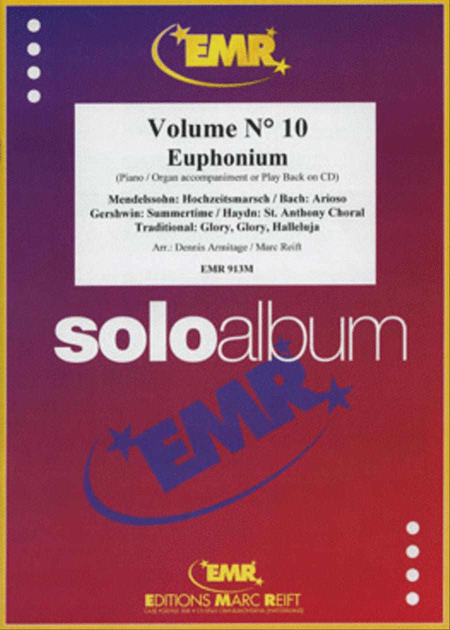 Solo Album Volume 10 Euphonium scores gallery preview page 1