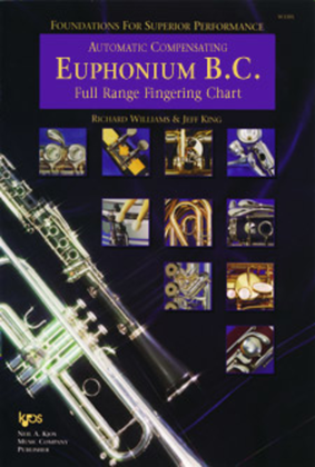 Book cover for Foundations For Superior Performance Full Range Fingering Chart-Euphonium BC/Automatic Compensating
