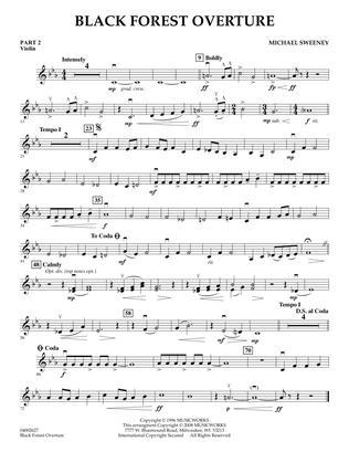 Black Forest Overture - Pt.2 - Violin