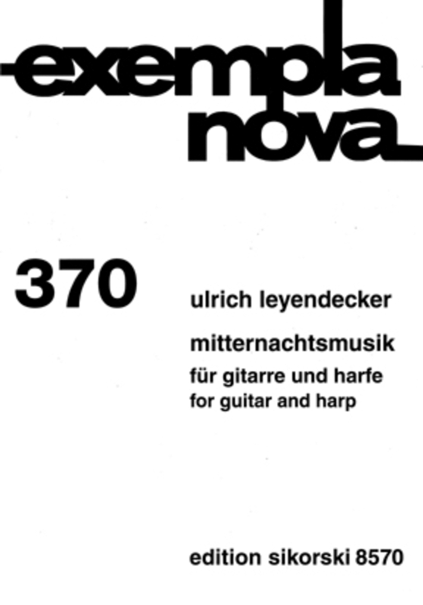 Mitternachtmusik For Guitar And Harp