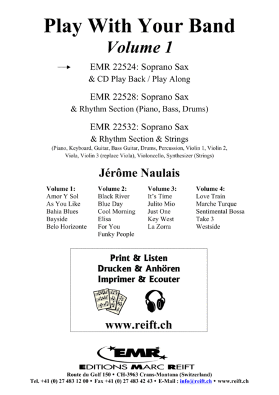 Play With Your Band Volume 1 Soprano Saxophone scores gallery preview page 2