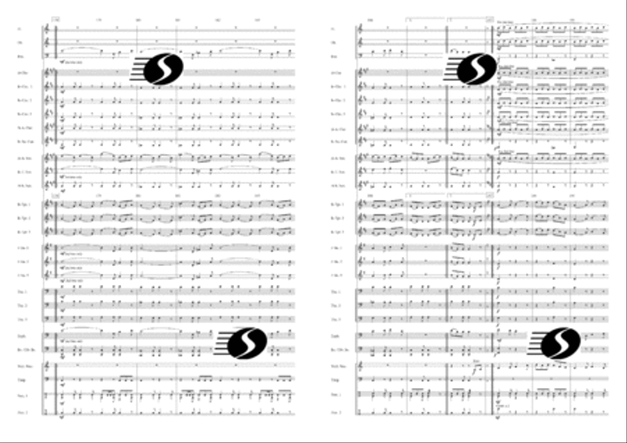 Irish Sketches Concert Band scores gallery preview page 16
