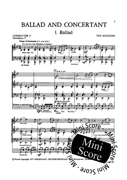 Ballad and Concertant