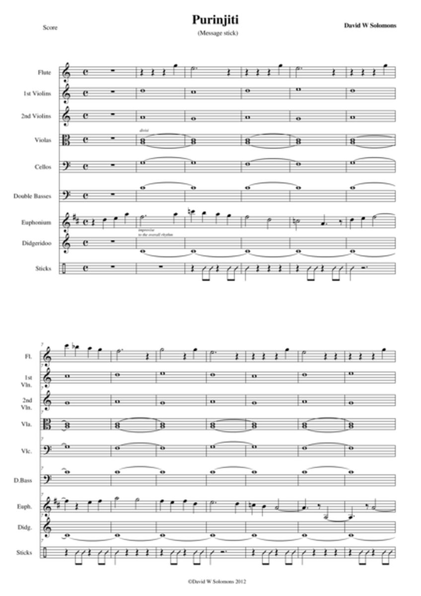 Purinjiti for flute, euphonium, strings, digeridoo and sticks image number null