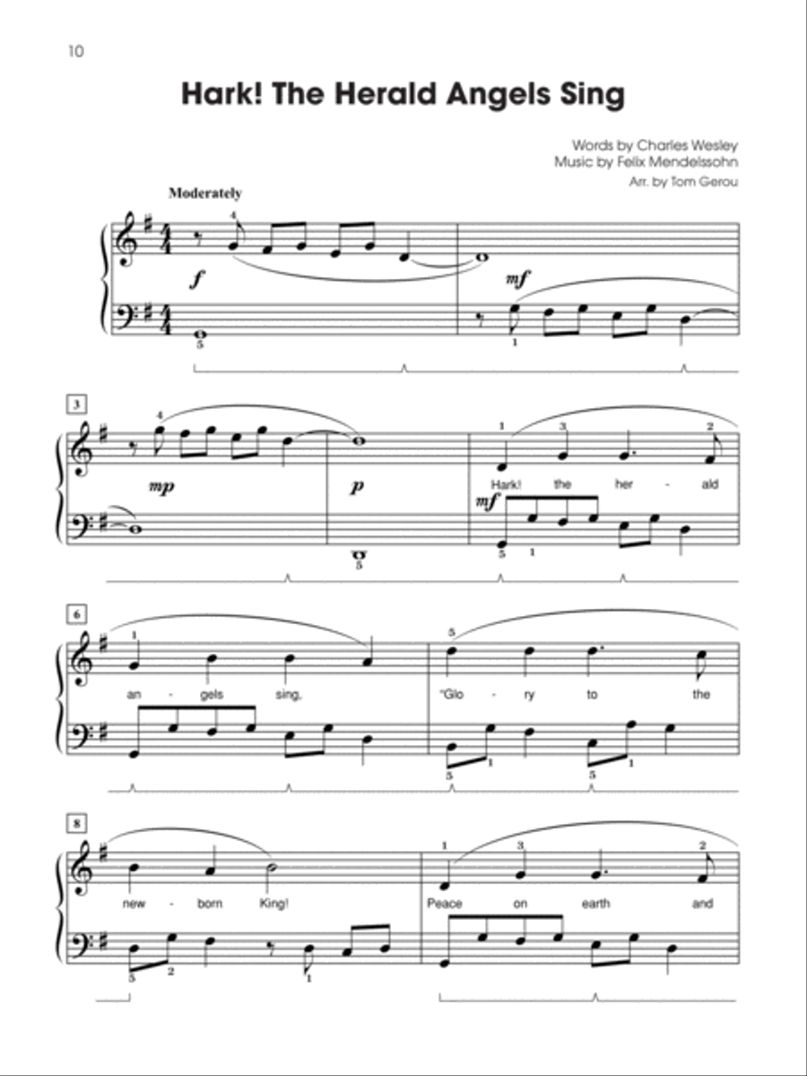 Christmas Solos for Students, 1-3 (Value Pack) Piano Method scores gallery preview page 6