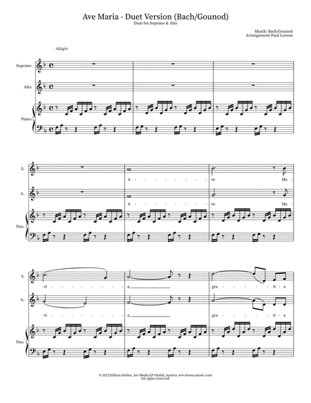 Ave Maria - Duet Version (Bach/Gounod)