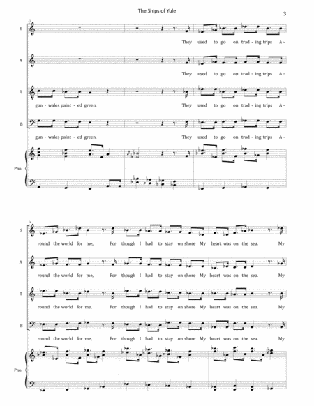 The Ships of Yule (SATB) image number null