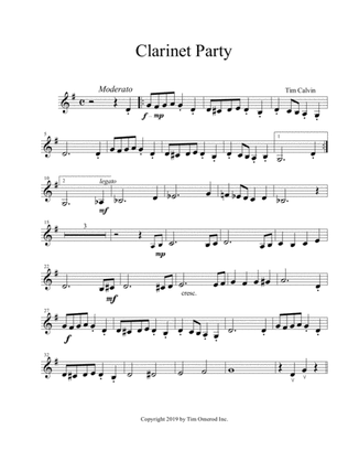 Clarinet Party