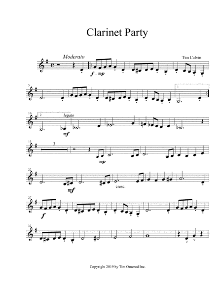 Clarinet Party image number null