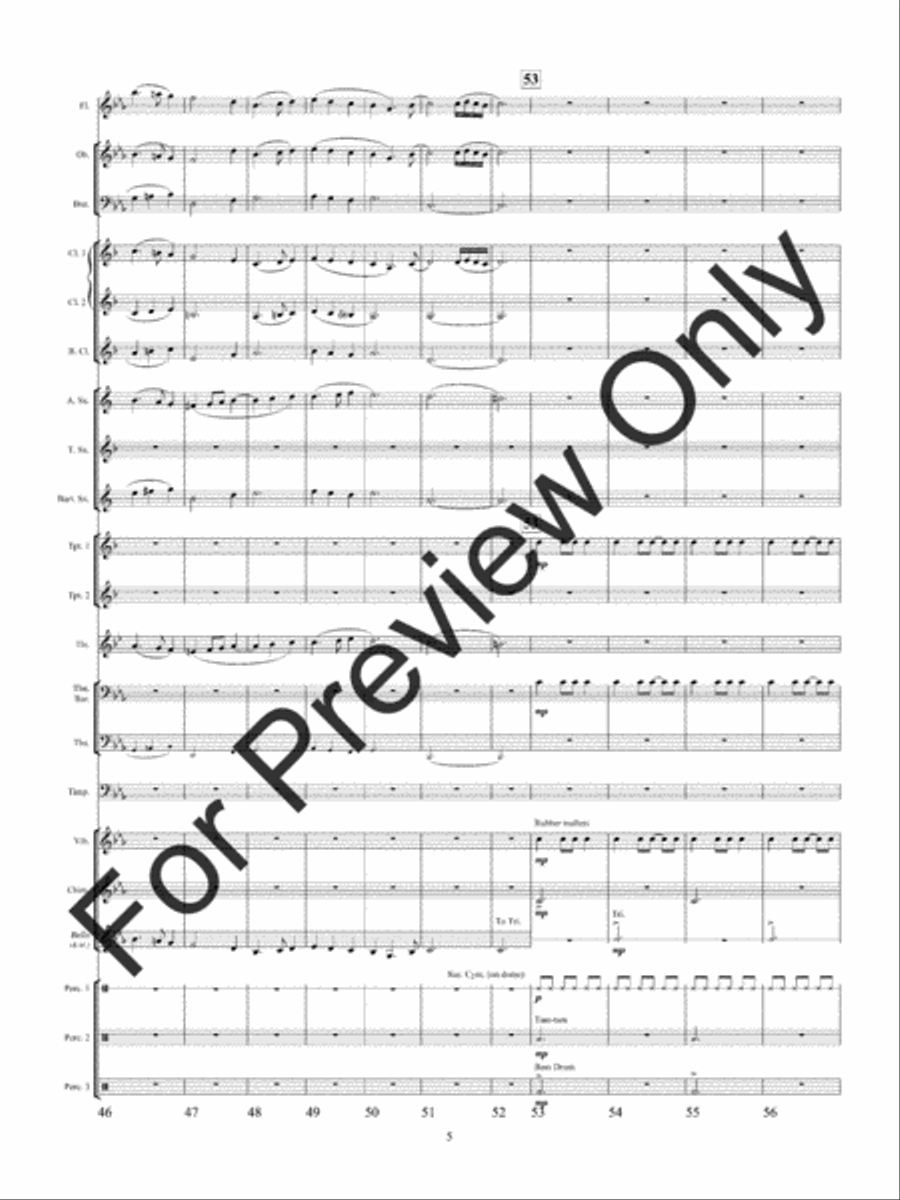 The Legend Of Greensleeves (Score) Concert Band scores gallery preview page 8