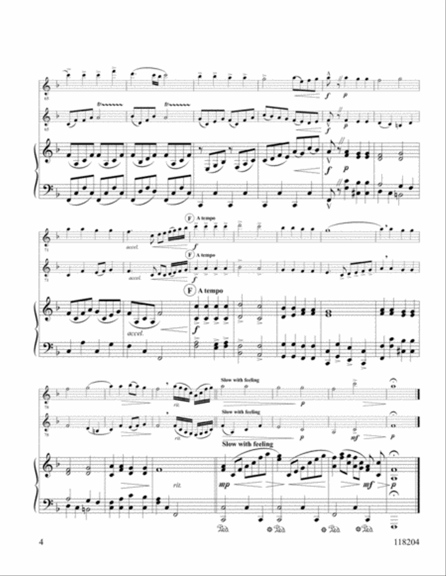 Like A River Glorious Like A River Glorious Clarinet Duet scores gallery preview page 4