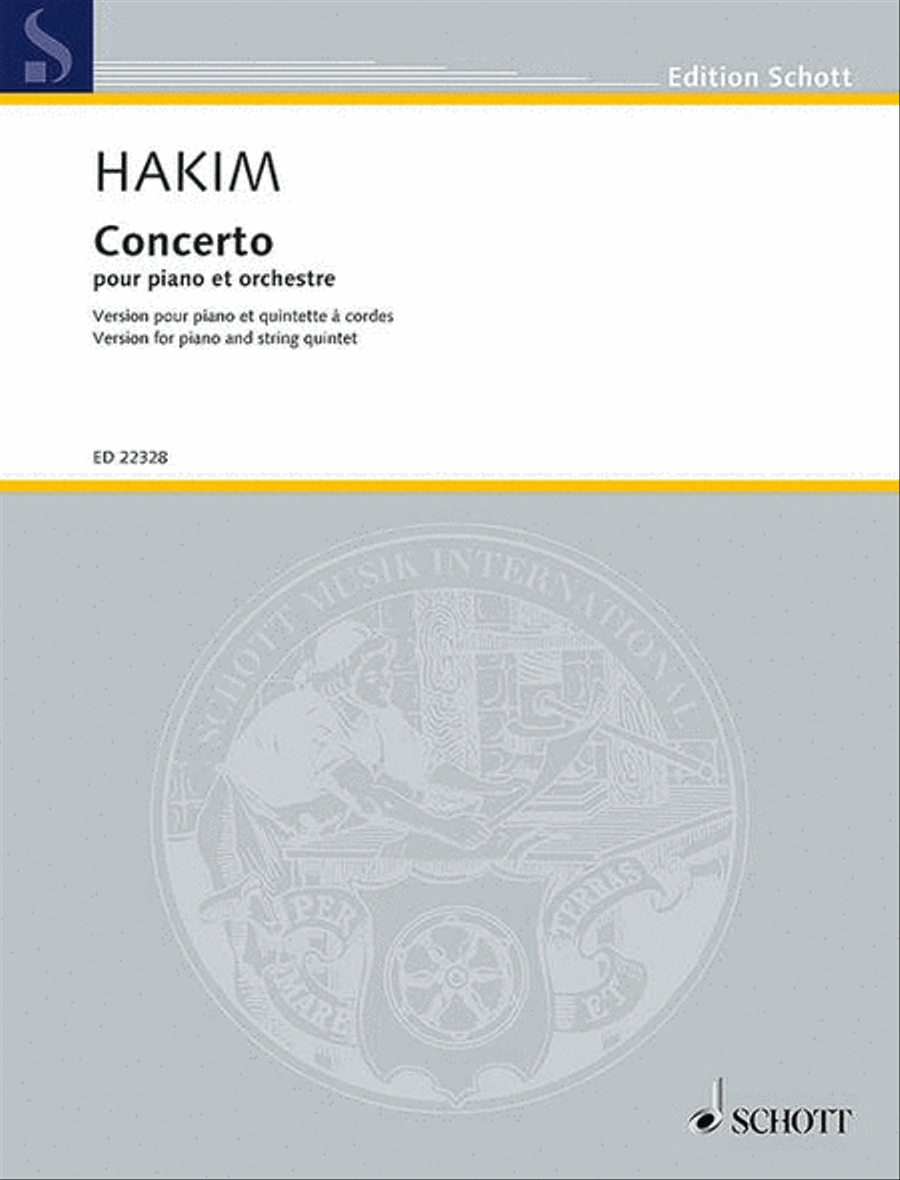 Concerto for Piano and String Quintet Piano scores gallery preview page 1