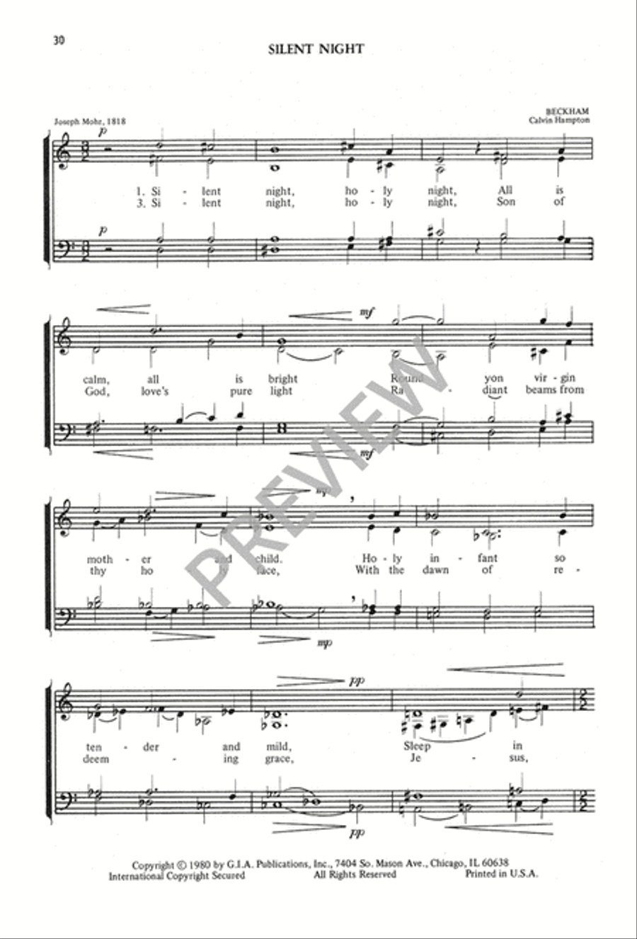 The Calvin Hampton Hymnary 4-Part scores gallery preview page 34