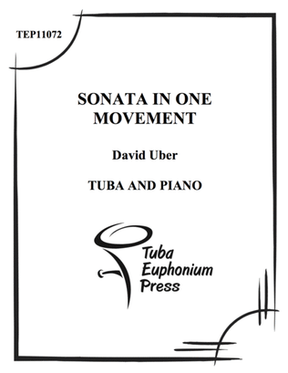Book cover for Sonata in One Movement