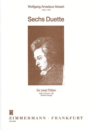 Book cover for Six Duets KV 156 Heft 1