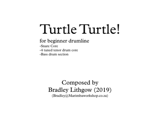 Turtle Turtle! for Beginner drumline