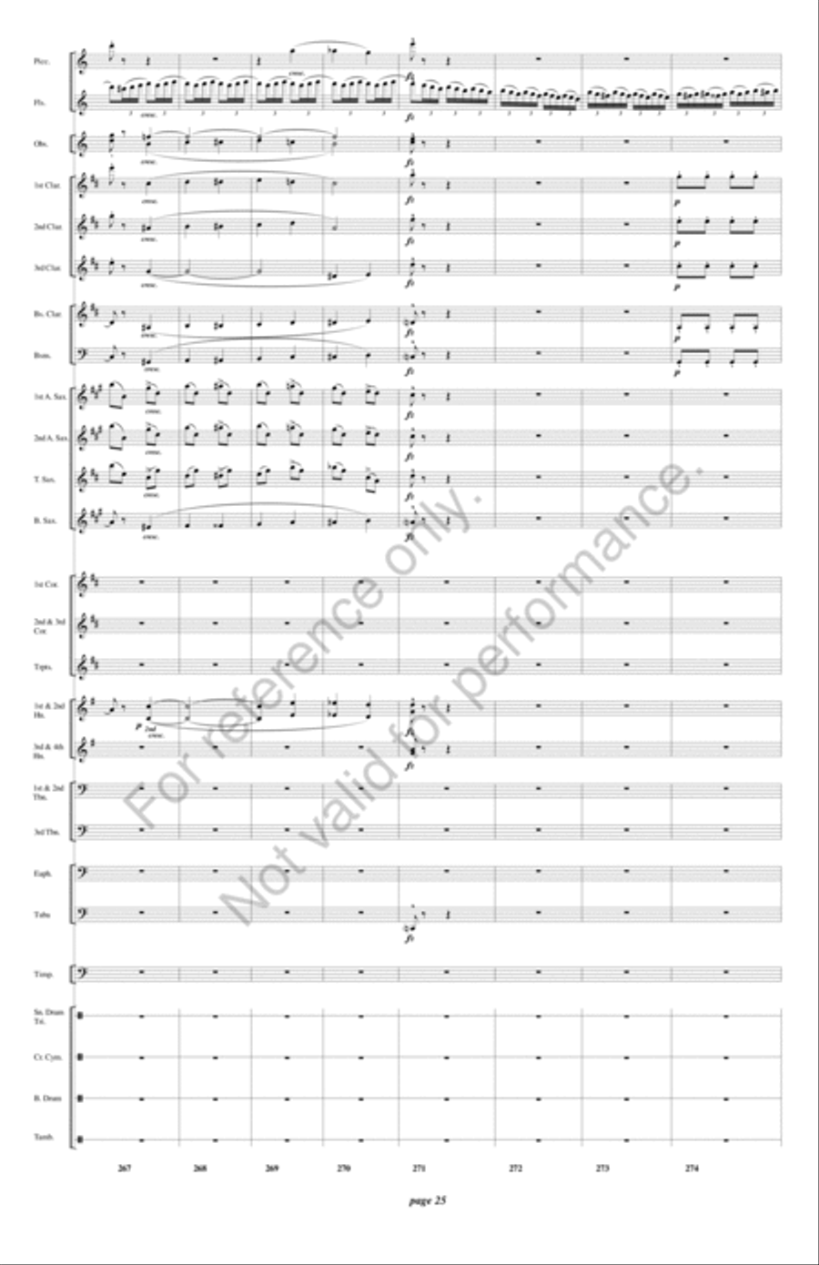Fatinitza Concert Band scores gallery preview page 26