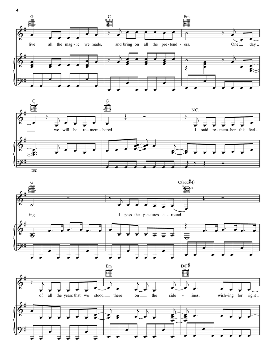 Long Live Long Live Acoustic Guitar scores gallery preview page 4