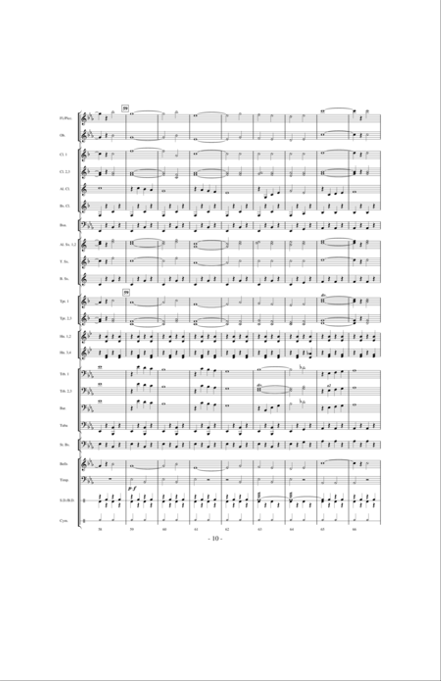 Military Escort Concert Band scores gallery preview page 9