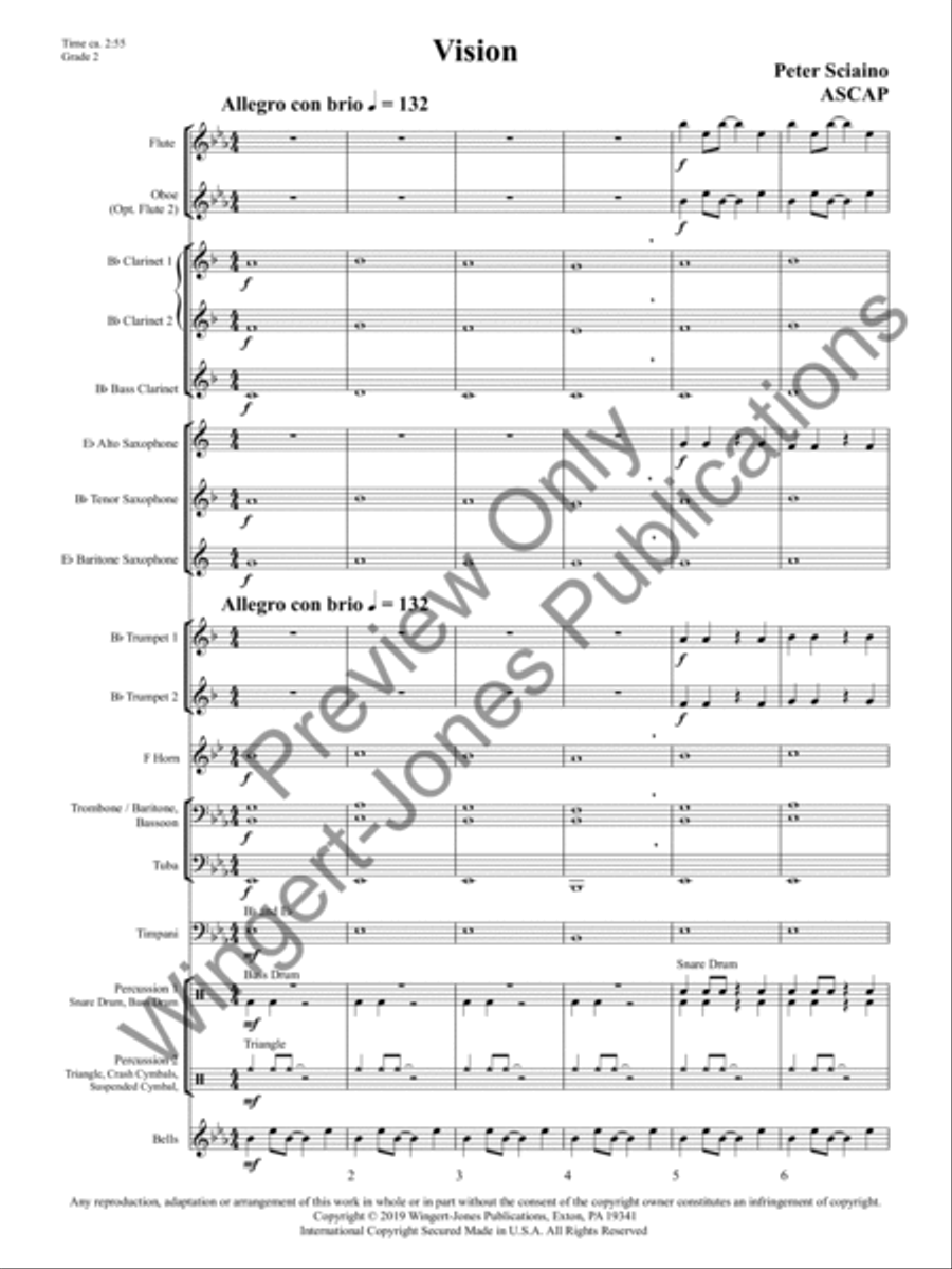 Vision Concert Band scores gallery preview page 5