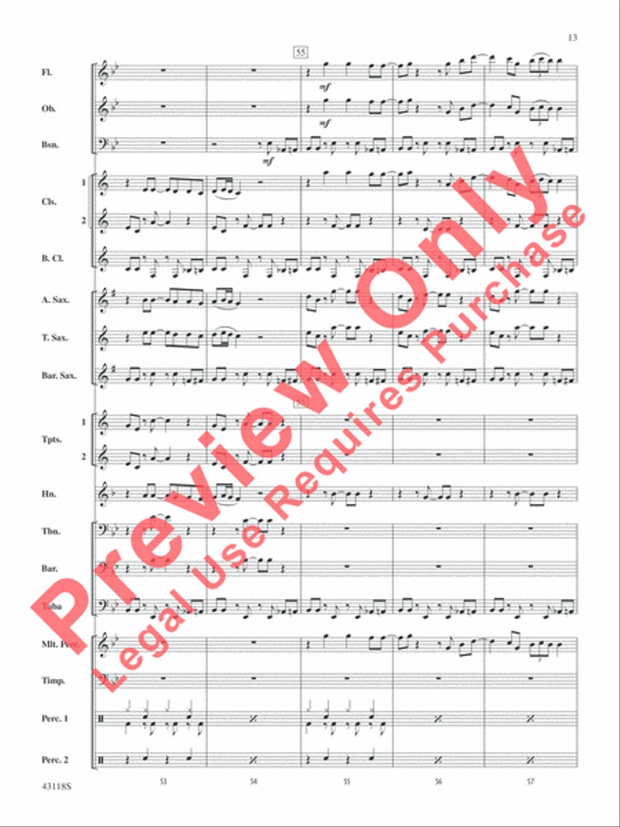 Domino Concert Band scores gallery preview page 14