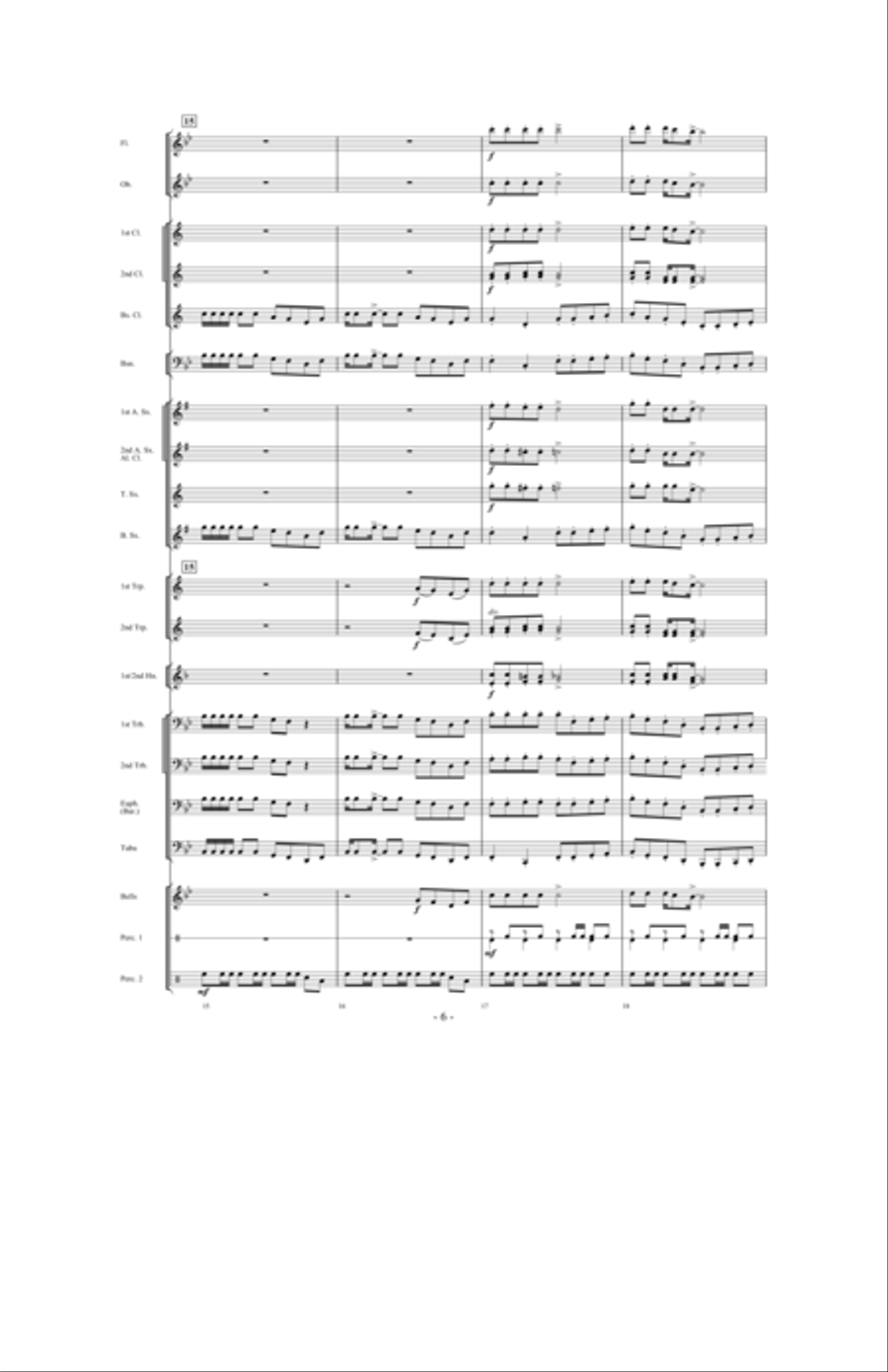 Camp Meetin' Concert Band scores gallery preview page 5