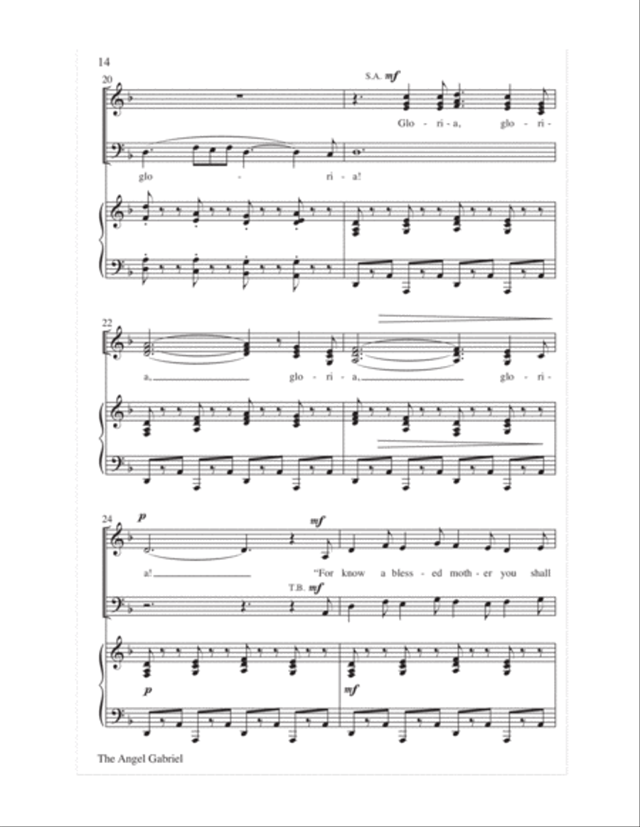 Sing with the Angels!- Score 4-Part scores gallery preview page 17