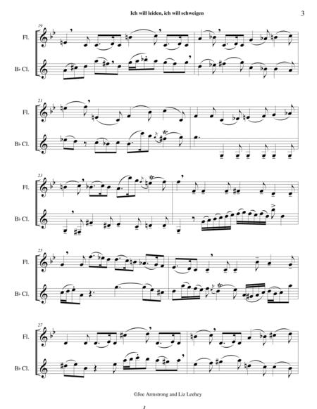 Ich will leiden, ich will schweigen (I would suffer, I would keep silent) from Cantata BWV 87