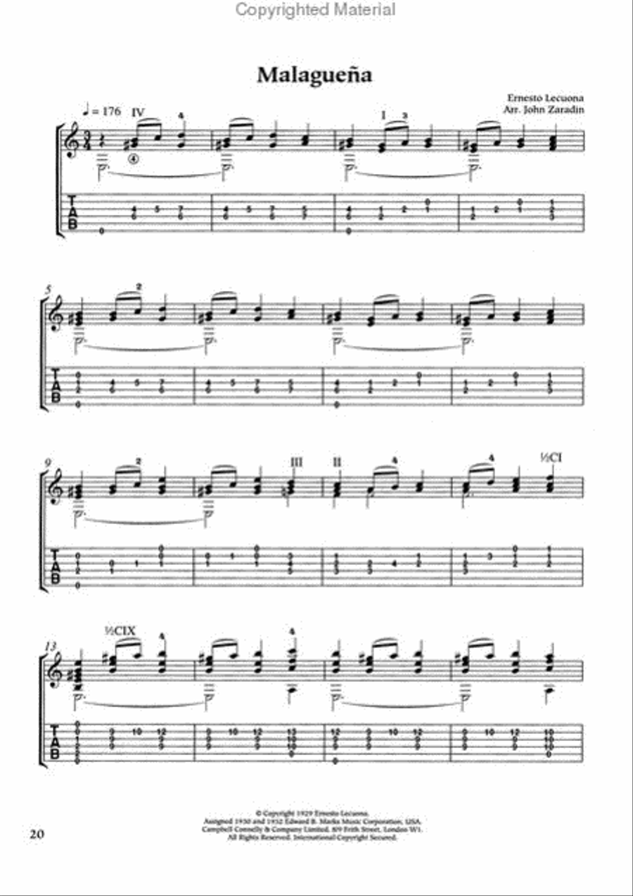 The Guitar Music of Cuba The Guitar Music of Cuba Electric Guitar scores gallery preview page 4
