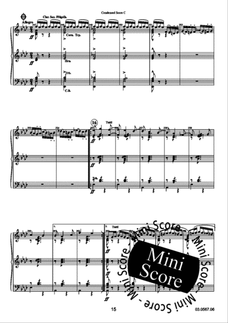 Dichter Und Bauer Fanfare Band scores gallery preview page 19