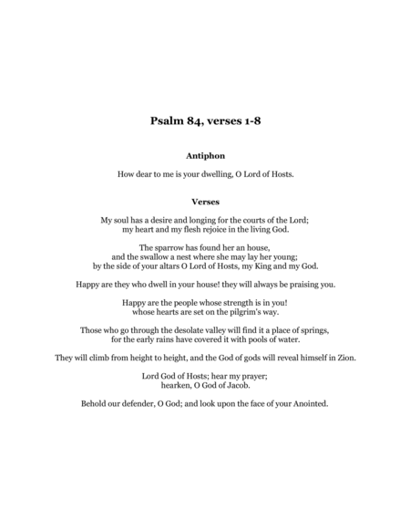 Psalm 84