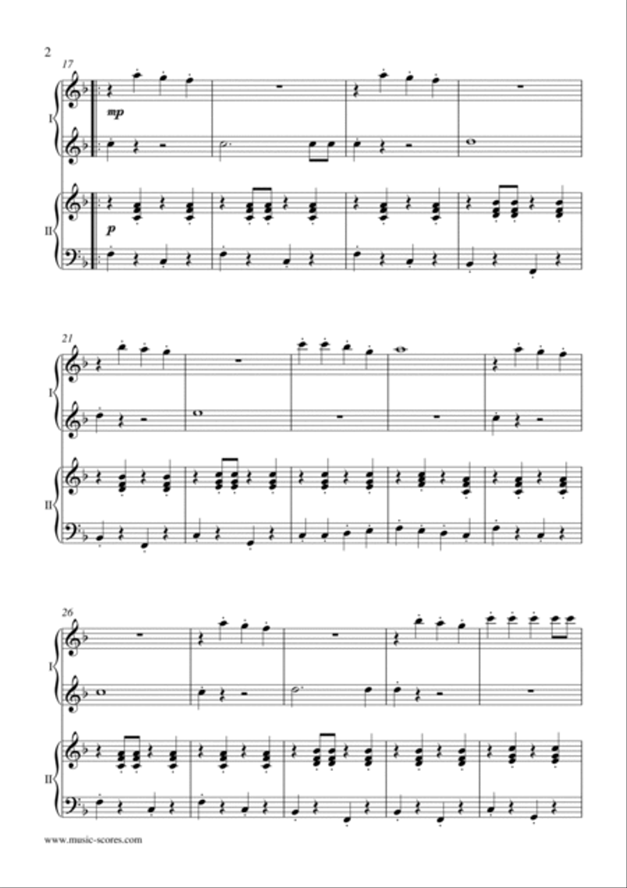 Jingle Bells - Xmas Piano Duet image number null