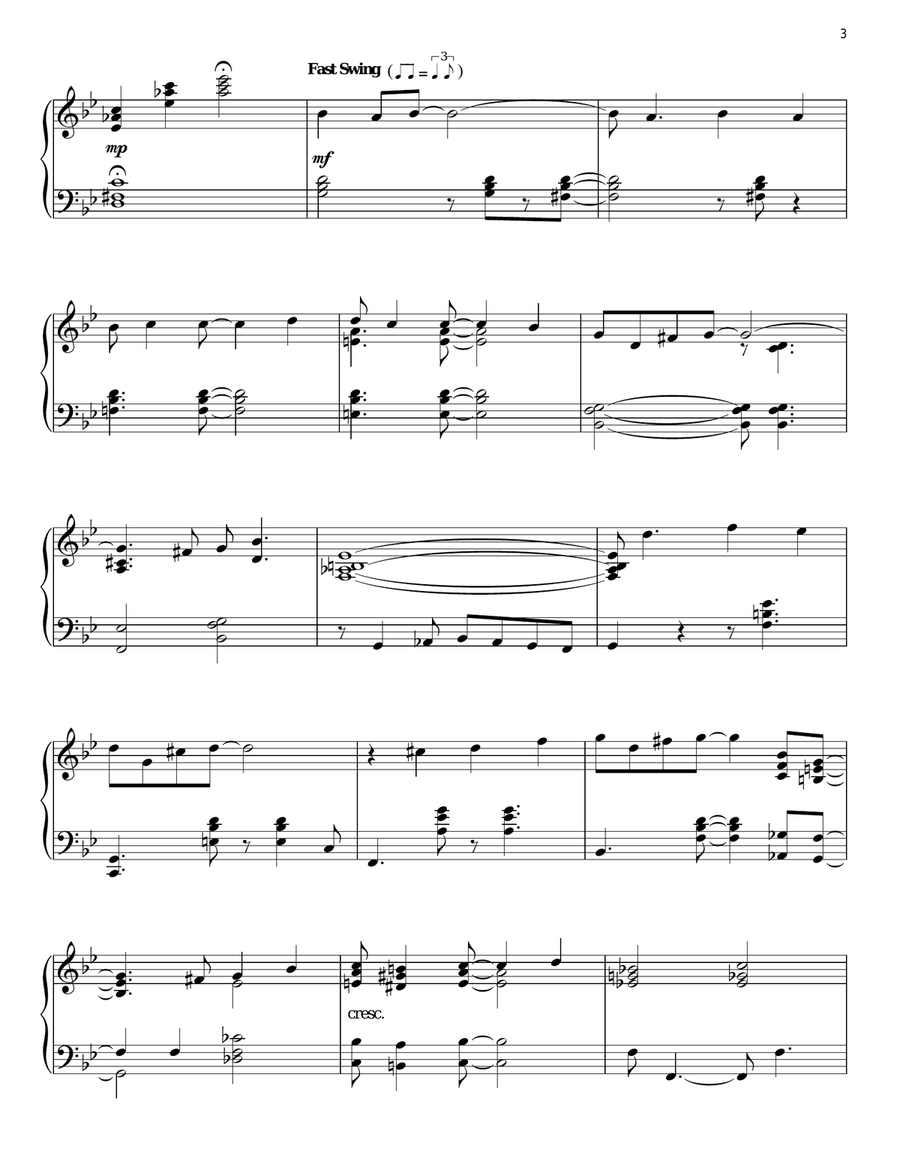 Just In Time Just In Time Piano Solo scores gallery preview page 3