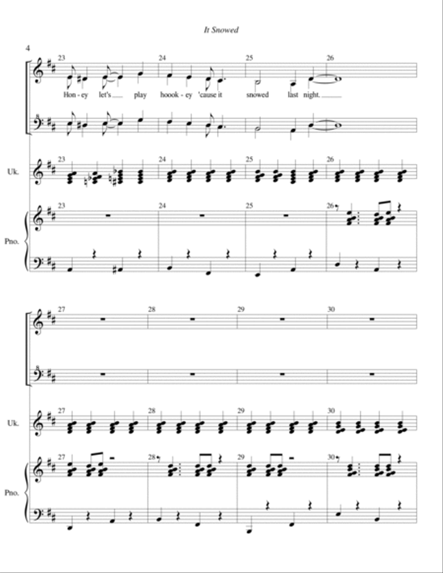 It Snowed It Snowed SSAA scores gallery preview page 4