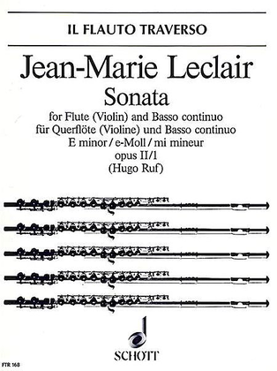 Book cover for Sonata in E Minor, Op. 2, No. 1