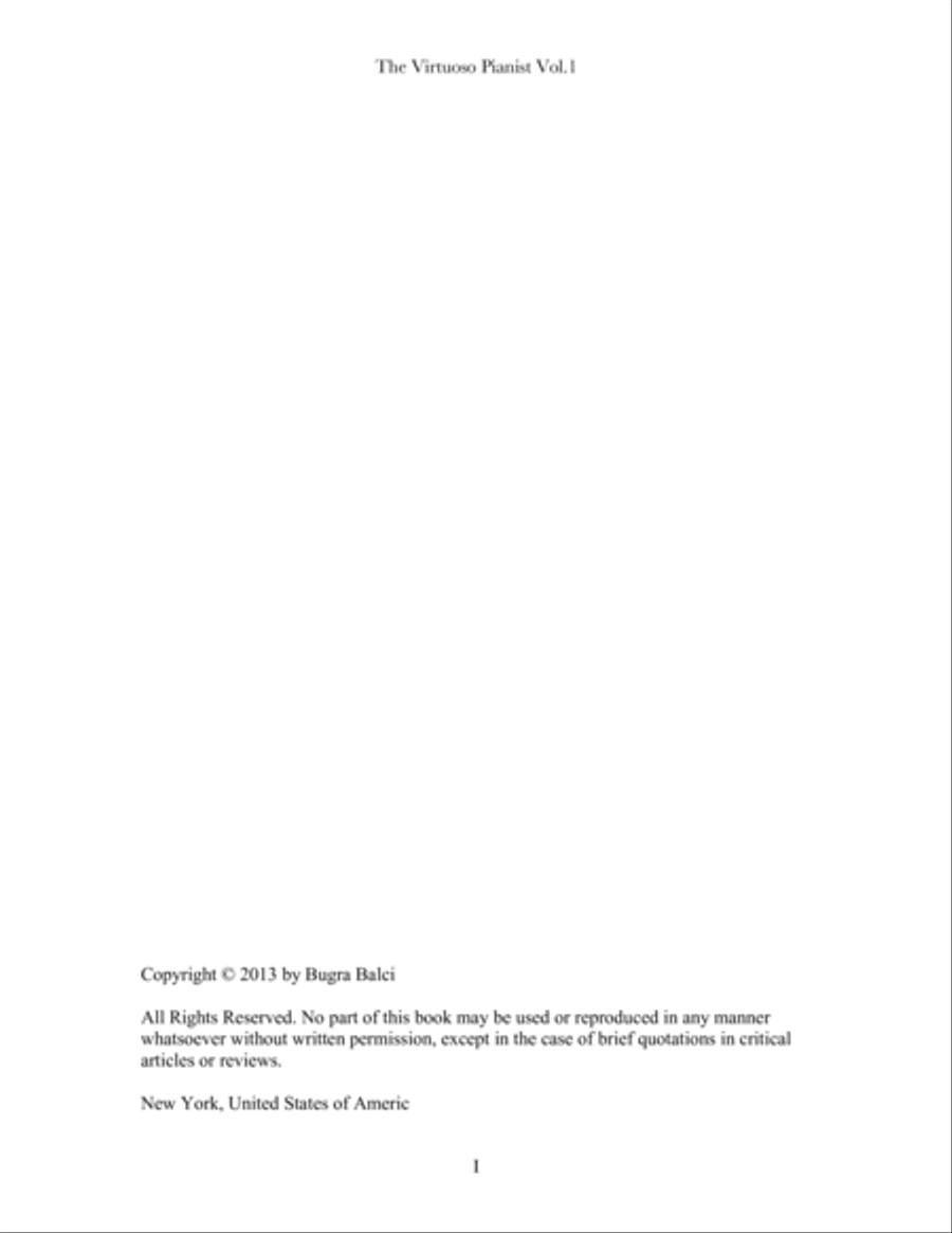 The Virtuoso Pianist Piano Solo scores gallery preview page 1