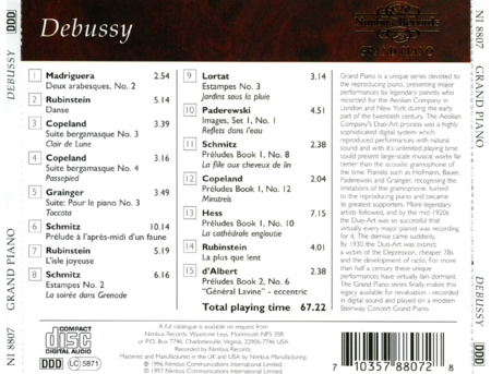 Recital Of Works: Debussy