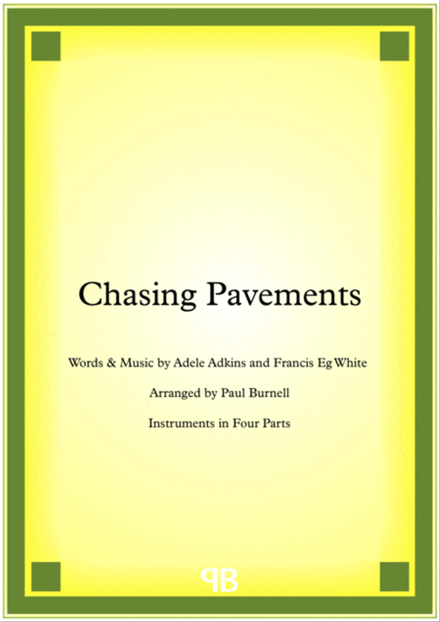 Chasing Pavements Small Ensemble scores gallery preview page 1