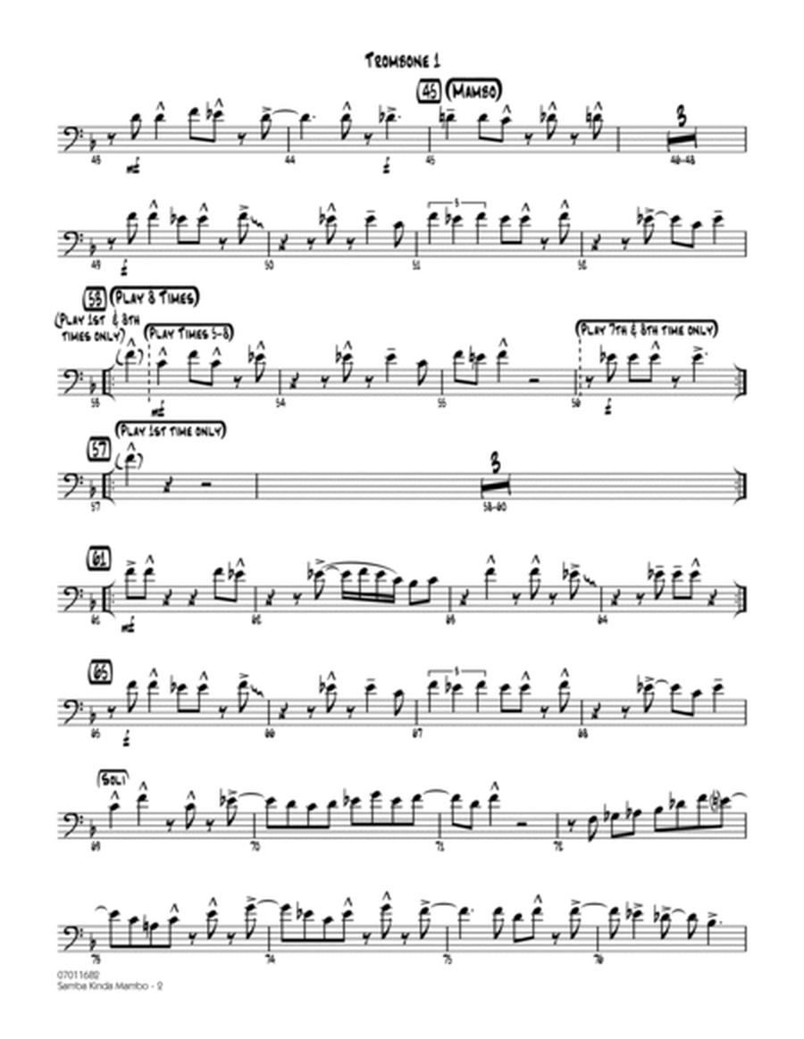 Samba Kinda Mambo - Trombone 1