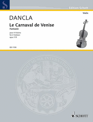 Book cover for Dancla Ch Carnaval De Venise Op119 (fk)