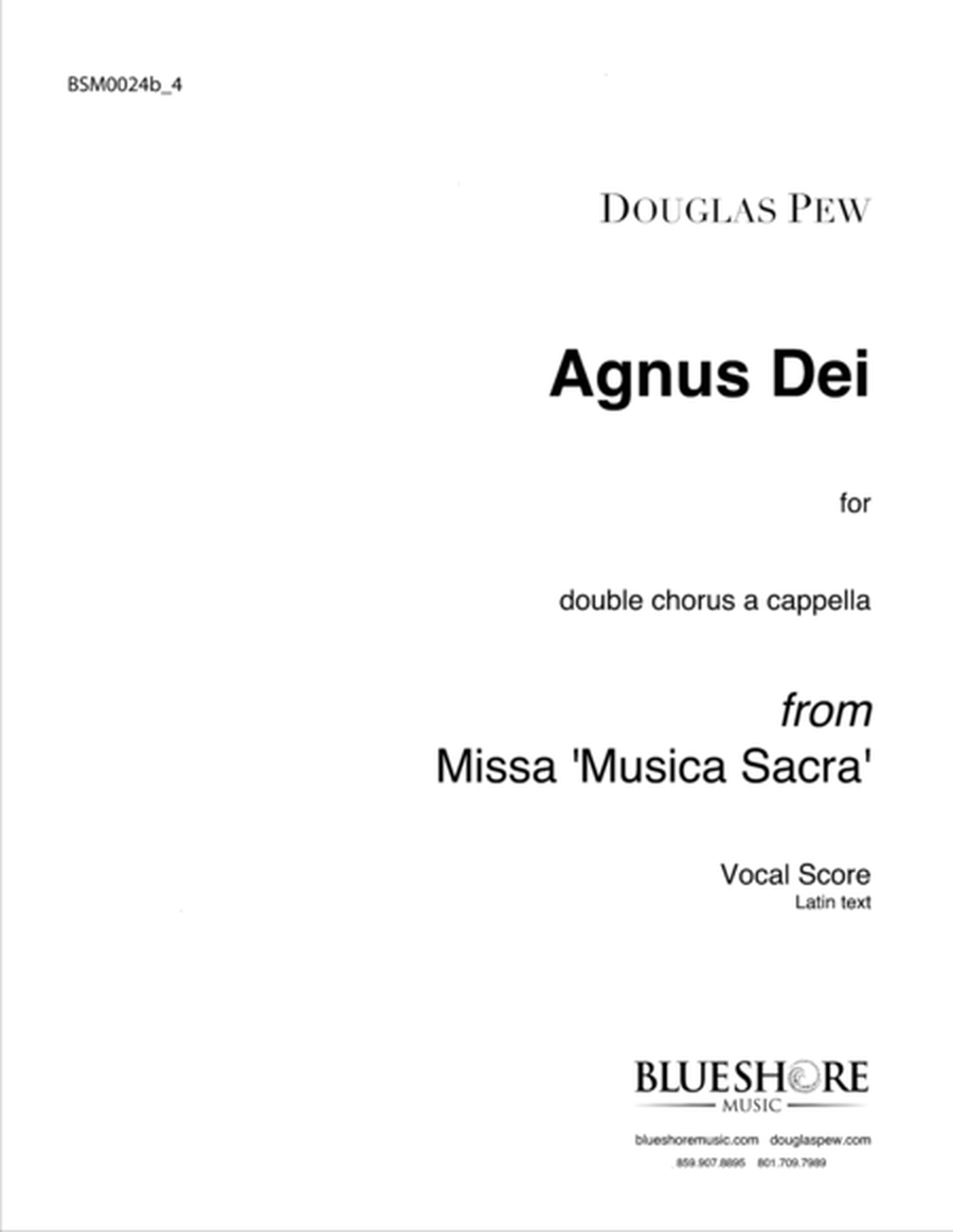Agnus Dei, Double Chorus a cappella image number null