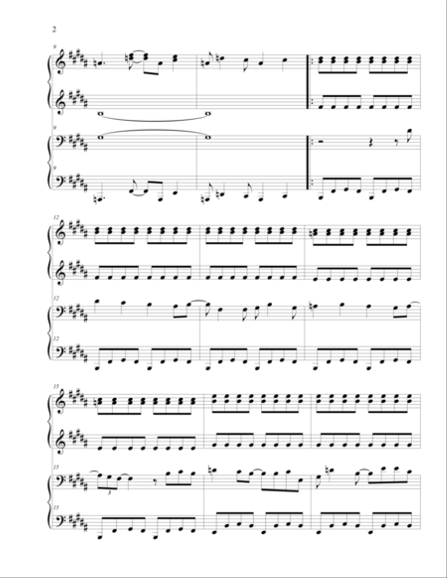 California Girls California Girls Piano scores gallery preview page 2