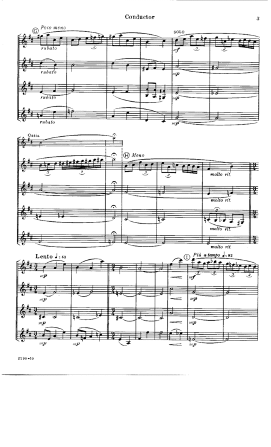On the Boulevard On the Boulevard Clarinet Quartet scores gallery preview page 4