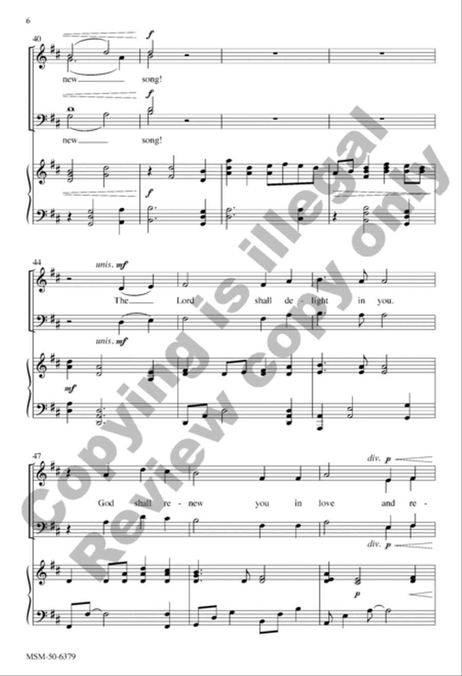Rejoice and Sing 4-Part scores gallery preview page 6