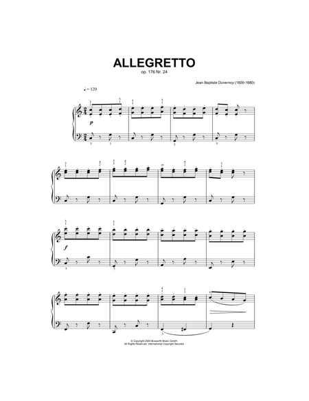 Allegretto, Op.176, No.24