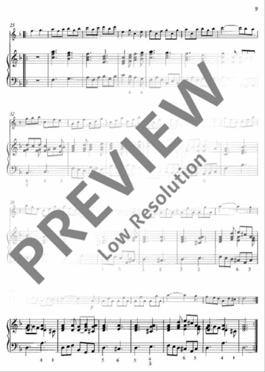 3 Sonatas 3 Sonatas Alto Recorder scores gallery preview page 10