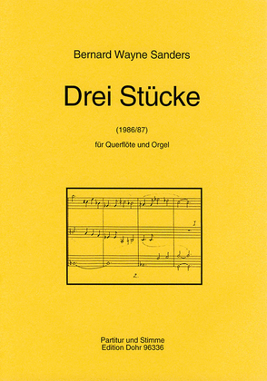 Drei Stücke für Querflöte und Orgel (1986/87)